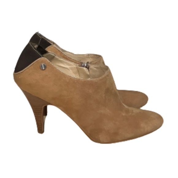 Calvin Klein Shoes - Calvin Klein Jordan Suede Tab Booties